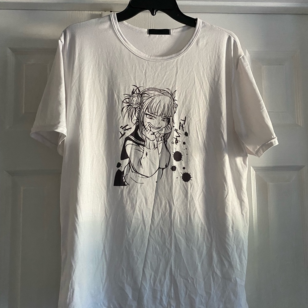 ZSIIBO white tee anime design